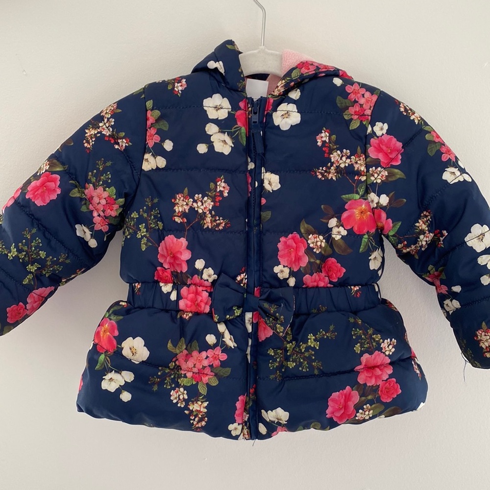 Toddler Girl Floral Jacket